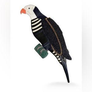 Alice + Olivia Limited Edition Collectors Parrot Bird Clutch Purse
